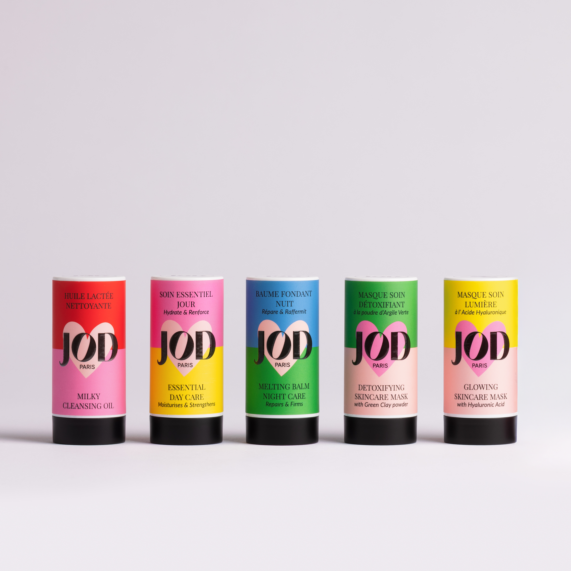 La gamme de soins visage JOD en stick