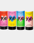 La routine de soin JOD réunit +20 complexes d’actifs végétaux innovants, parfaitement dosés pour répondre aux besoins fondamentaux de votre peau, du matin au soir. En seulement 4 gestes simples, elle équilibre, protège, régénère et révèle l’éclat naturel de votre peau, pour une transformation durable.